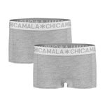 Girls 2- Pack Boxershort Solid 1215JBasic
