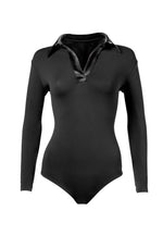 Satinee Body shirt neck Long sleeves VOBS 01120