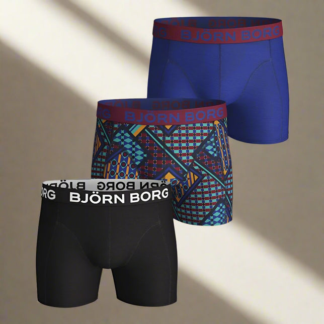 3P Shorts BB Lel Louvre Combed Cotton 1841-1234