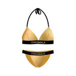 Ladie Triangle Bikini Solid SOLID2075