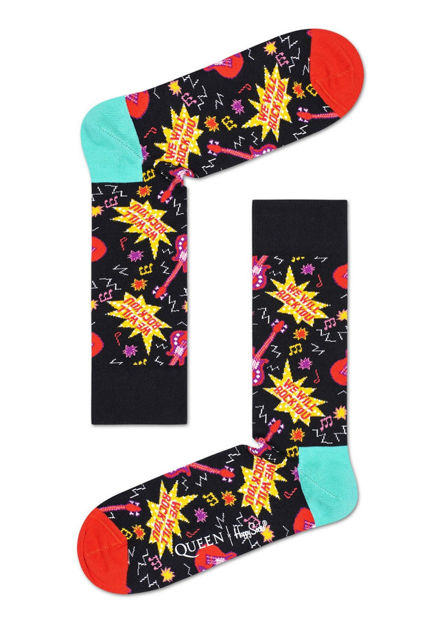 Queen We Will Rock You Socks QUE01 WWR