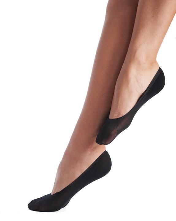 Solange footlet cotton/lycra 2P OR 1009002