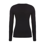 Dames thermoshirt met kant, lange mouwen, maat 30238