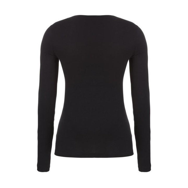 Dames thermoshirt met kant, lange mouwen, maat 30238